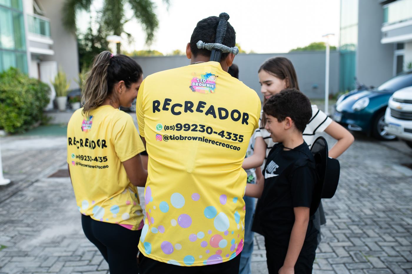 Recreadores Let's Go chegando ao evento